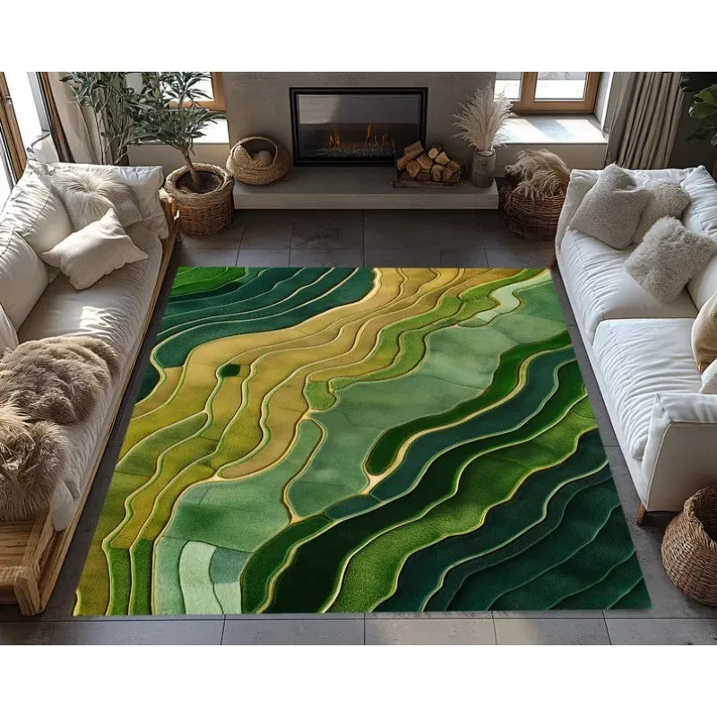 tapis abstrait moderne