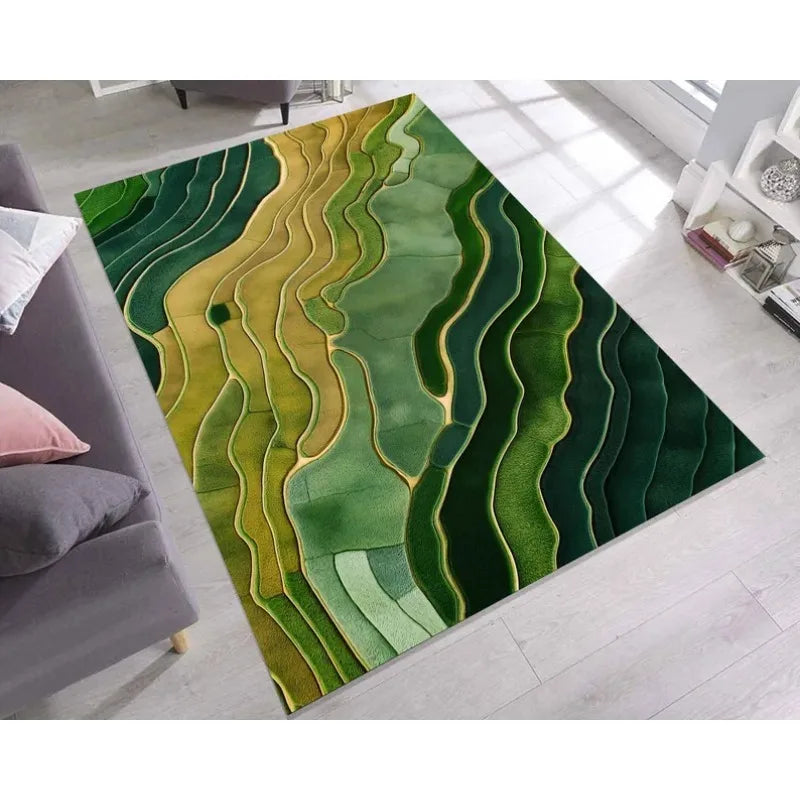 tapis abstrait moderne