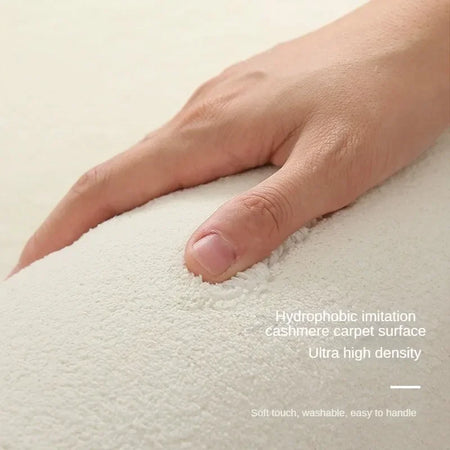 tapis blanc moderne
