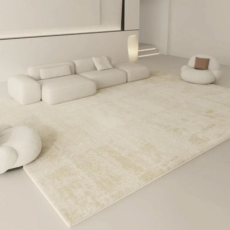 tapis blanc moderne