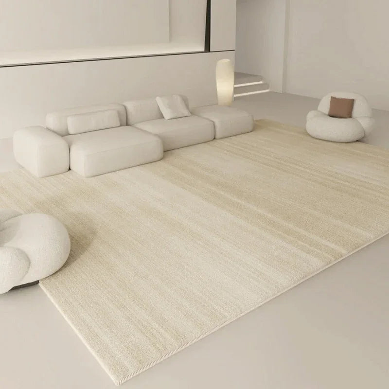 tapis blanc moderne