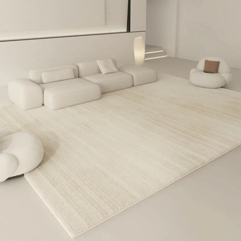 tapis blanc moderne