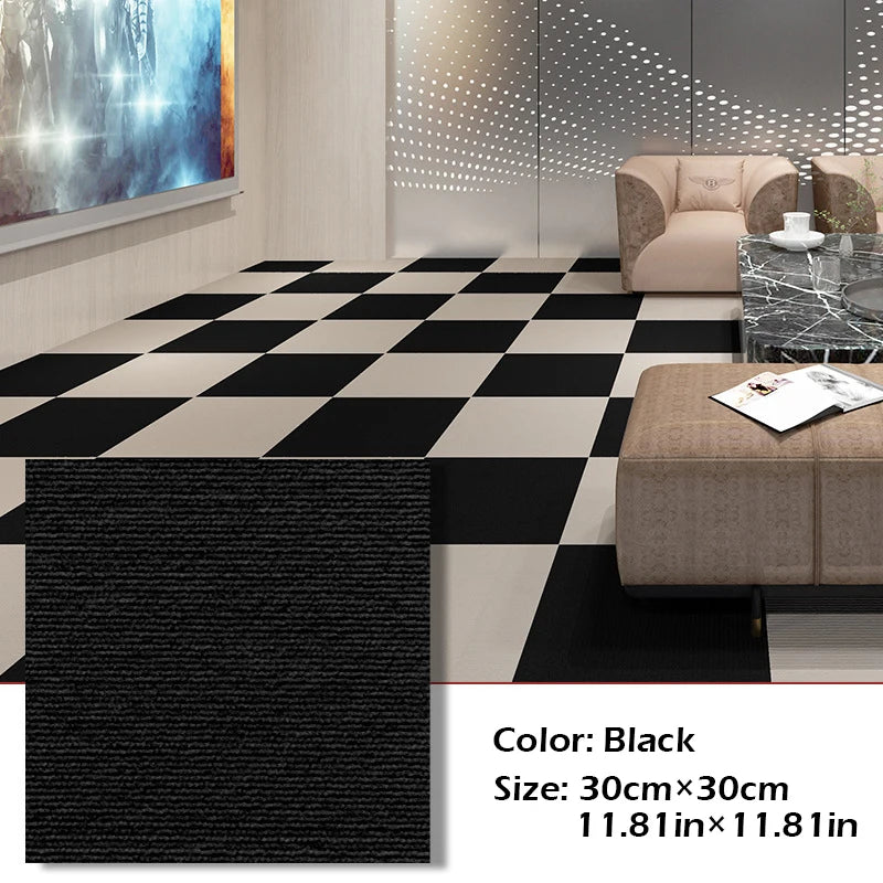 tapis carré moderne