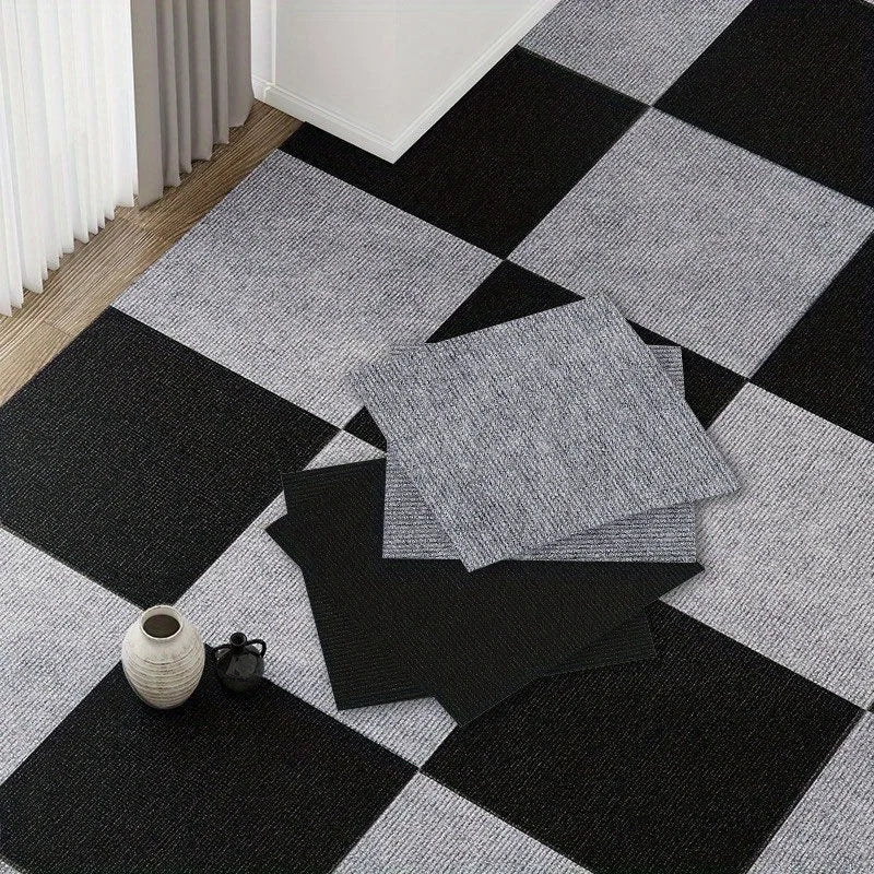 tapis carré moderne