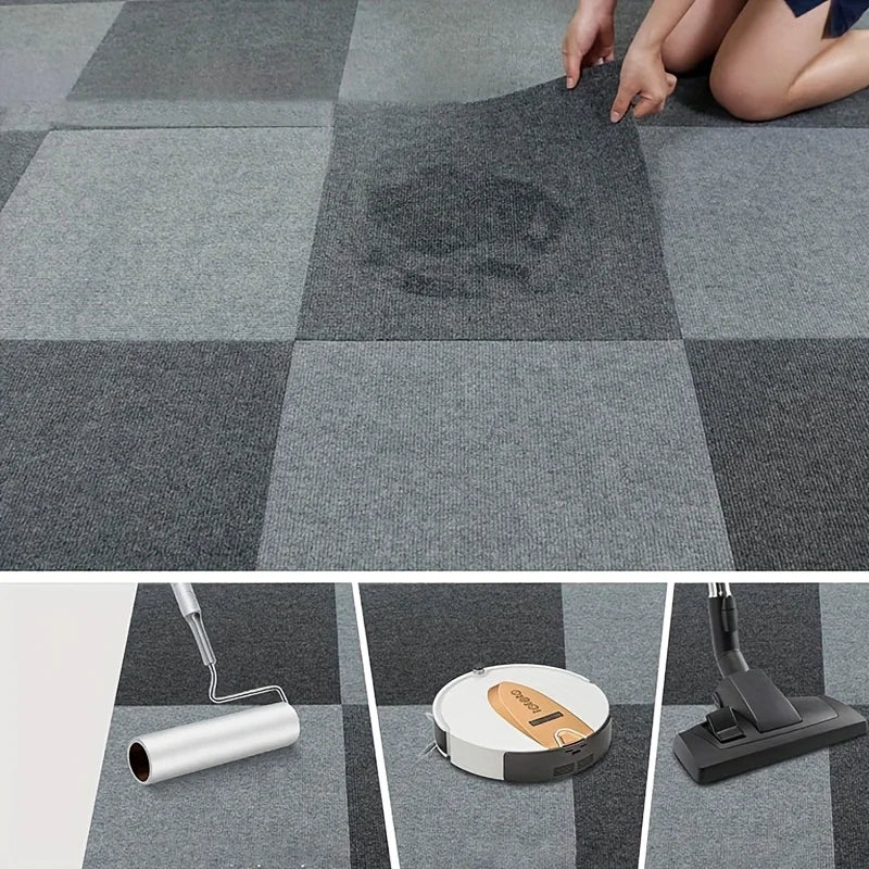 tapis carré moderne