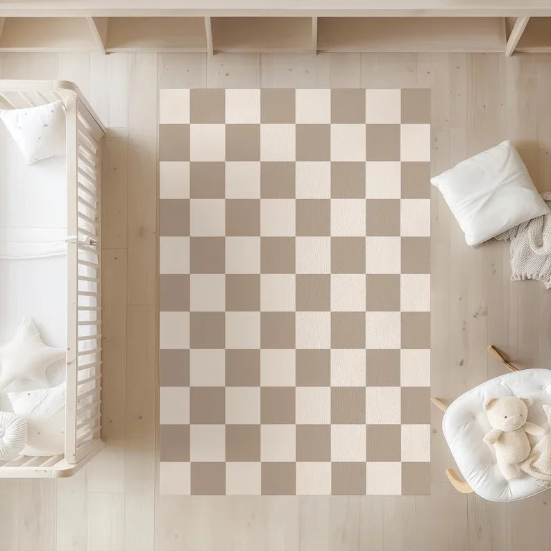 tapis chambre à coucher moderne