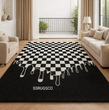 tapis chambre à coucher moderne