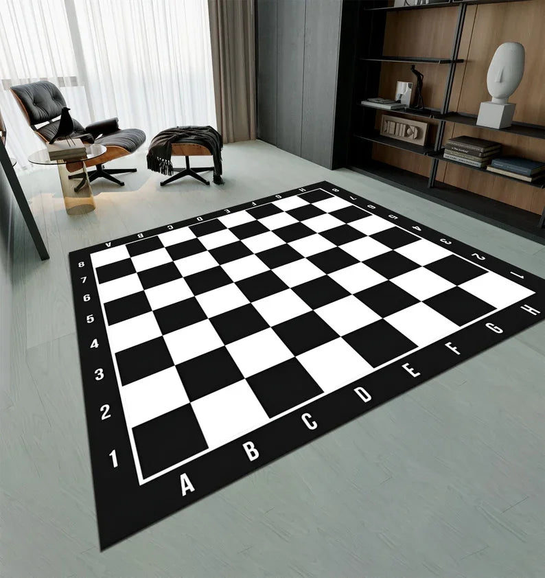 tapis chambre à coucher moderne