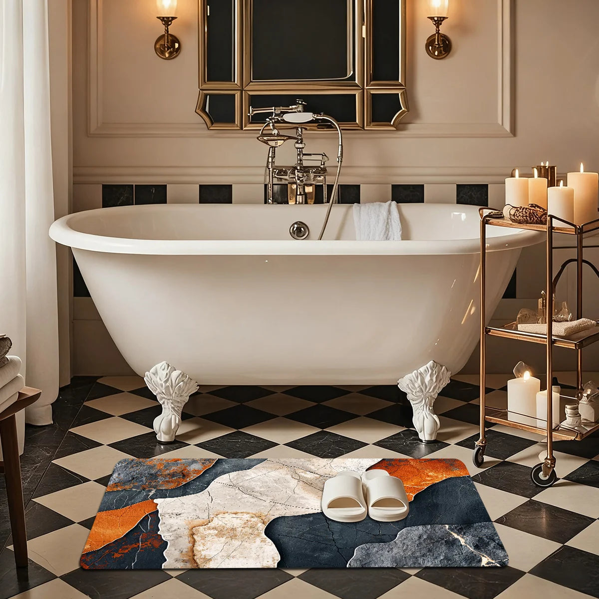 tapis de cuisine moderne