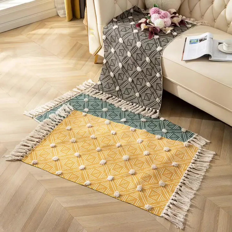 tapis fait main moderne