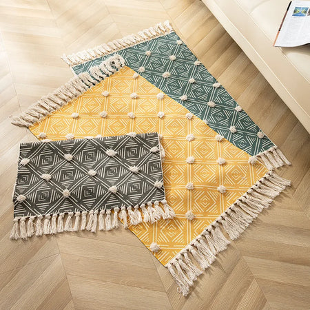 tapis fait main moderne