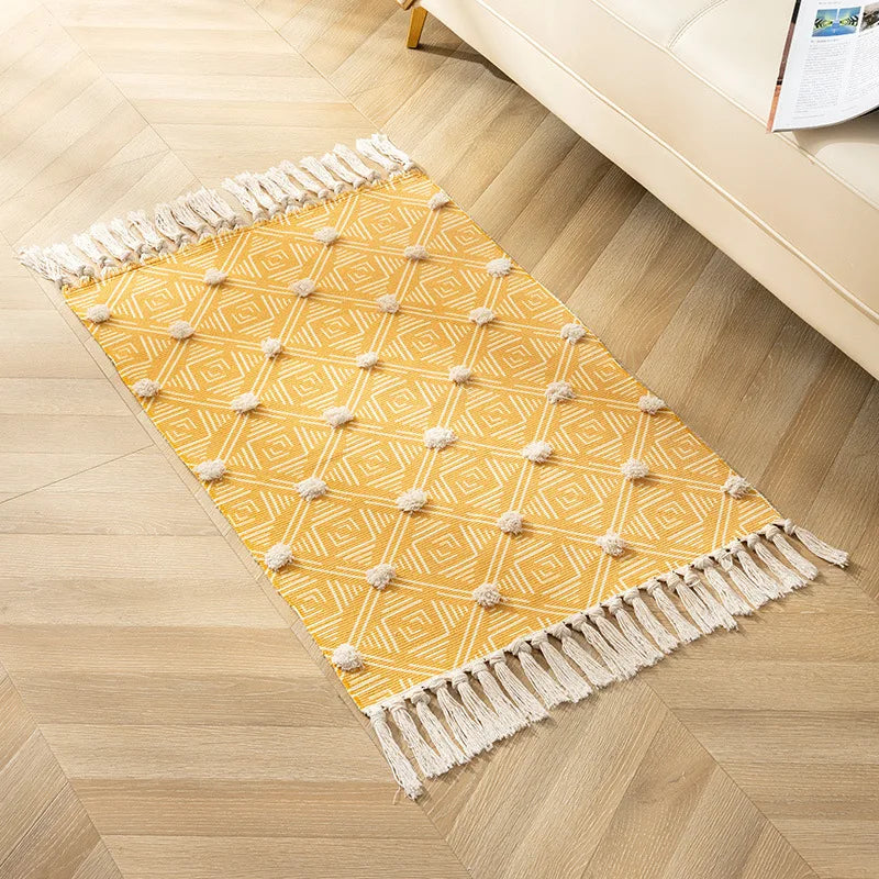 tapis fait main moderne