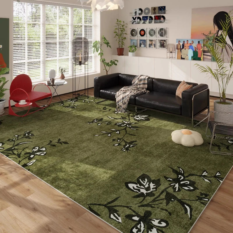 tapis floral moderne