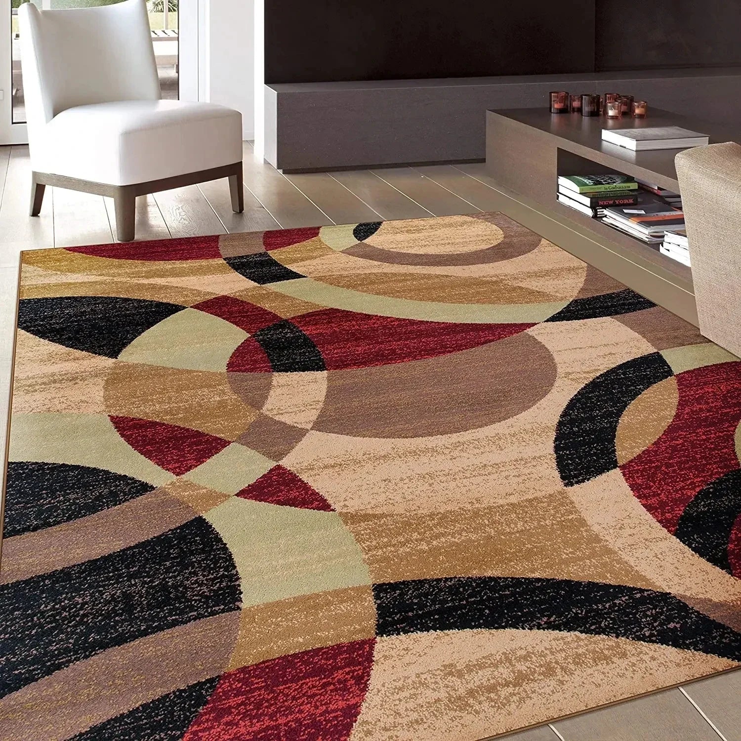 tapis grande taille moderne