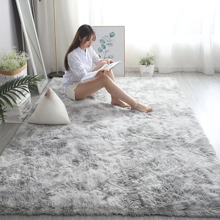 tapis gris moderne