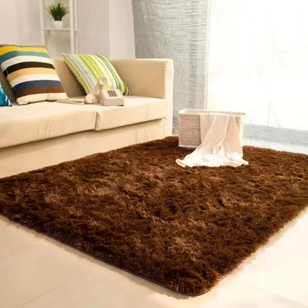 tapis laine et soie moderne