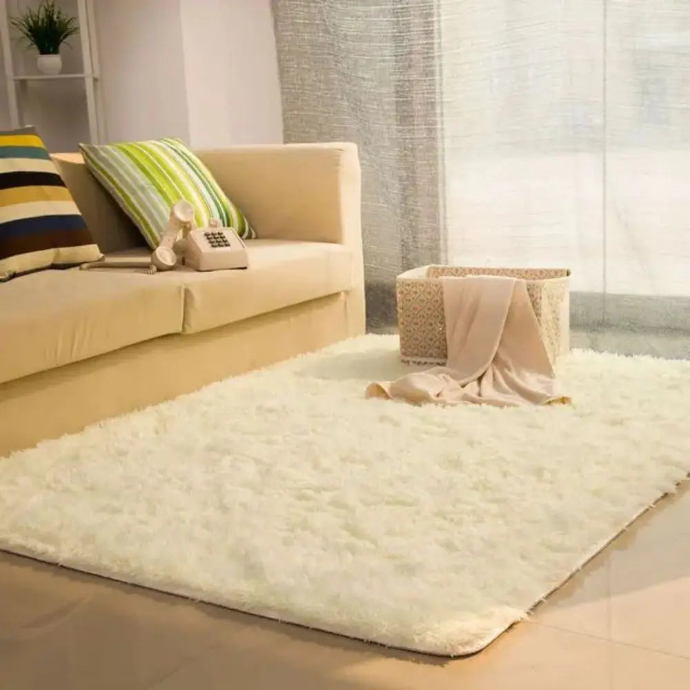 tapis laine et soie moderne