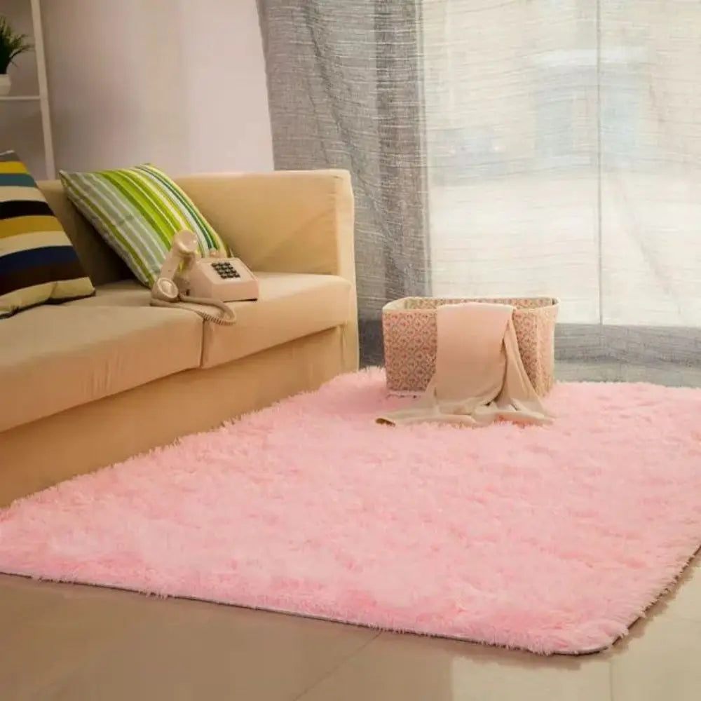 tapis laine et soie moderne