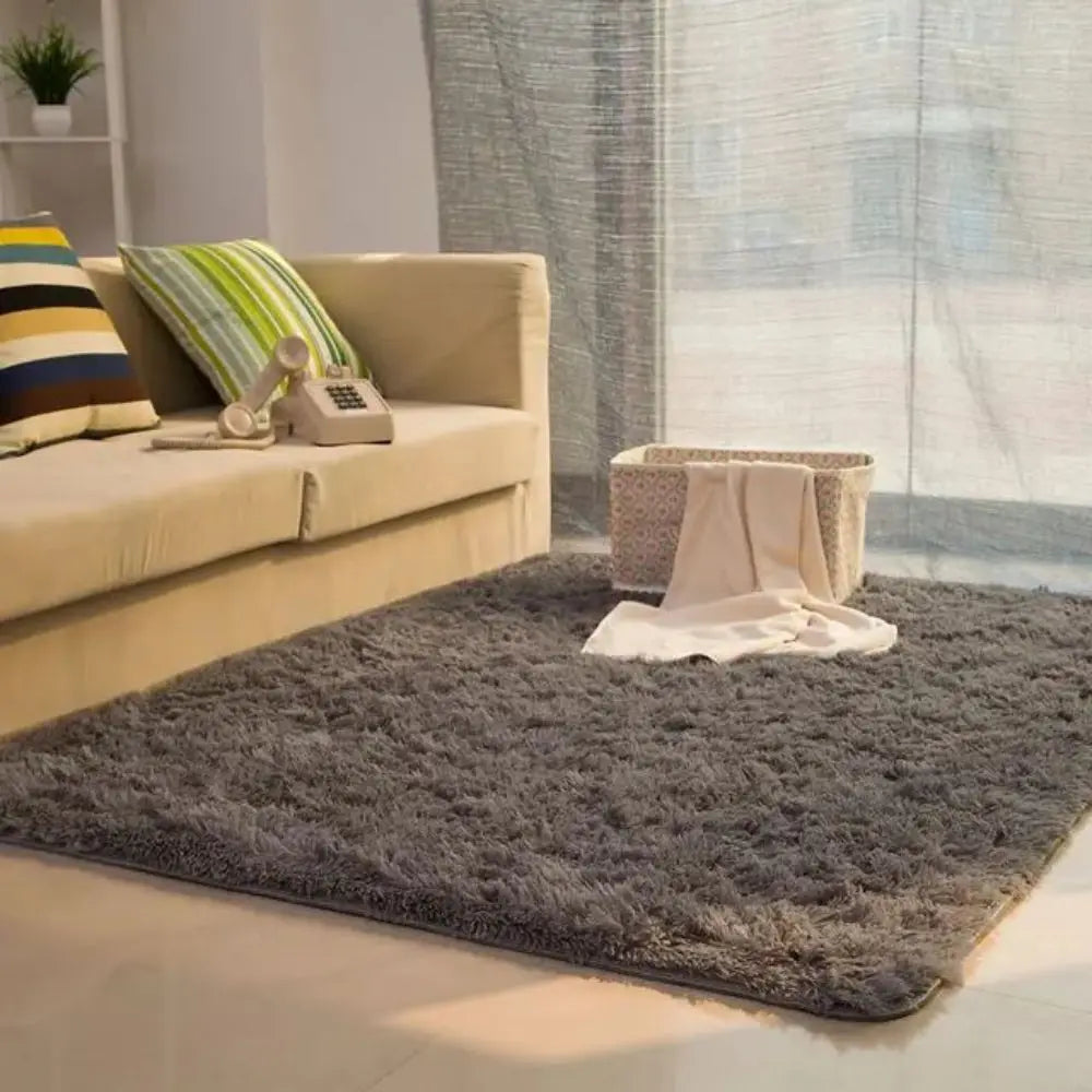 tapis laine et soie moderne