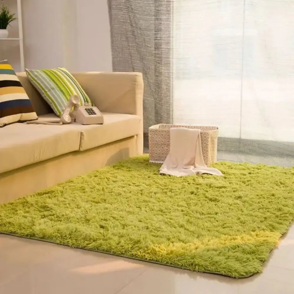 tapis laine et soie moderne