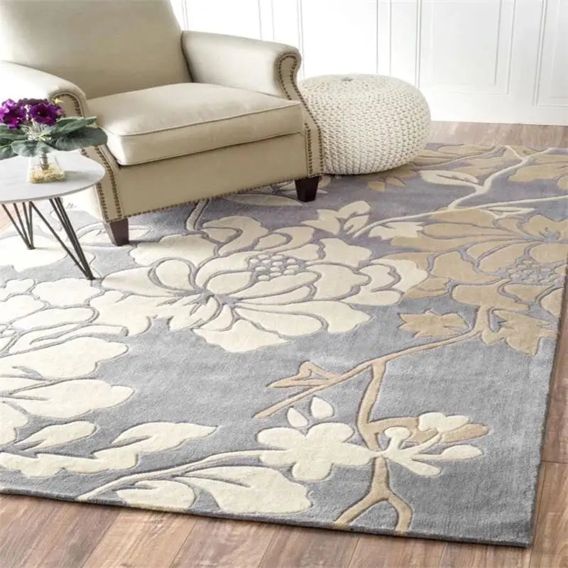 tapis laine moderne