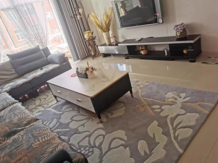 tapis laine moderne