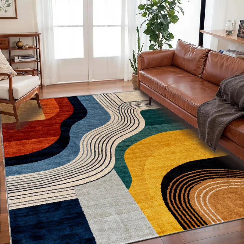 tapis modern geometrique