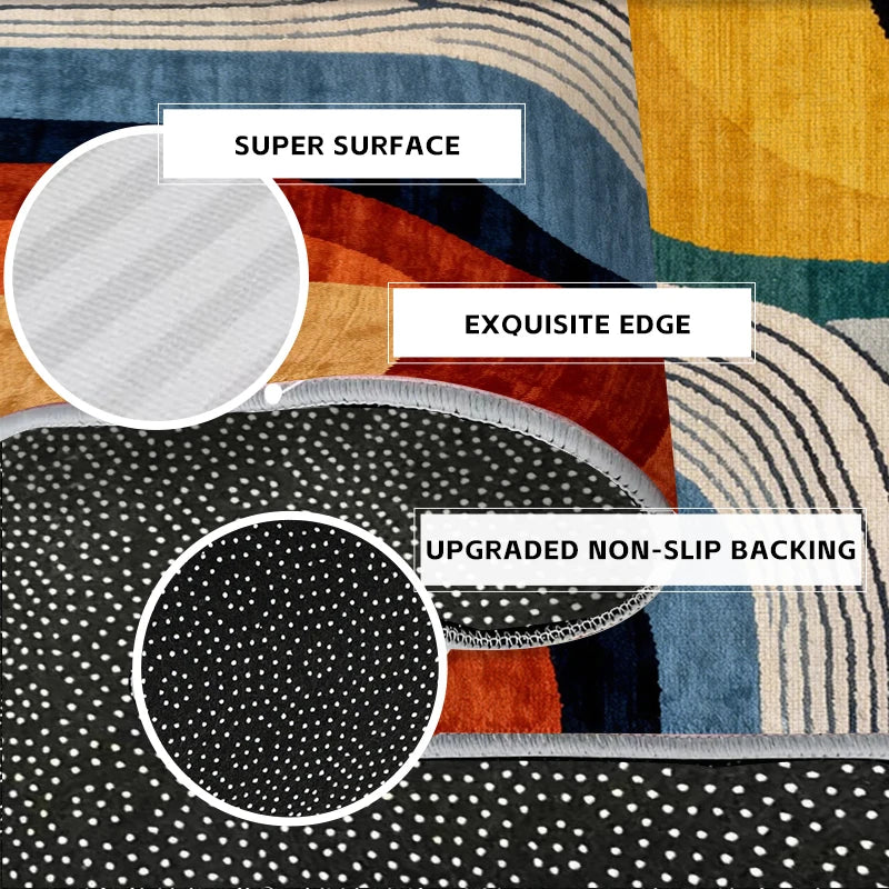 tapis modern geometrique