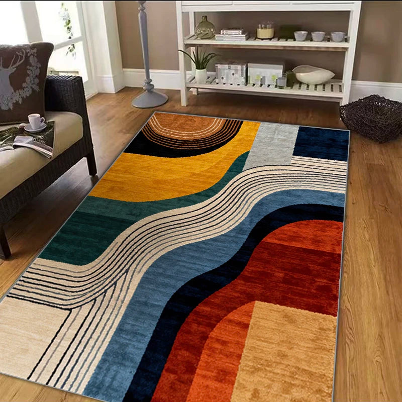 tapis modern geometrique