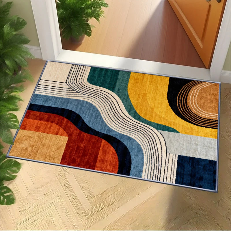 tapis modern geometrique
