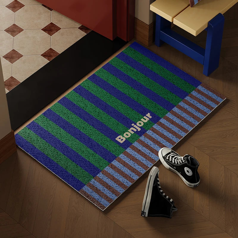 tapis moderne bambou de soie