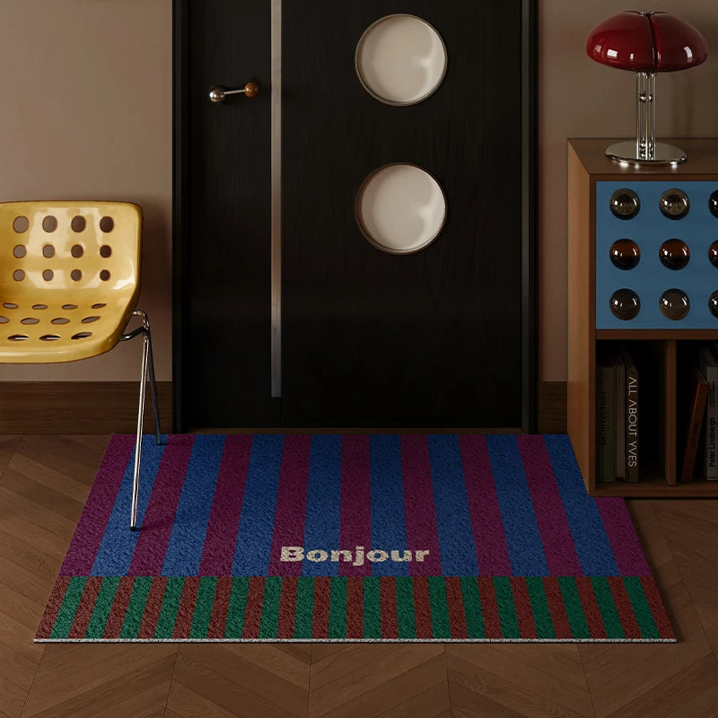 tapis moderne bambou de soie