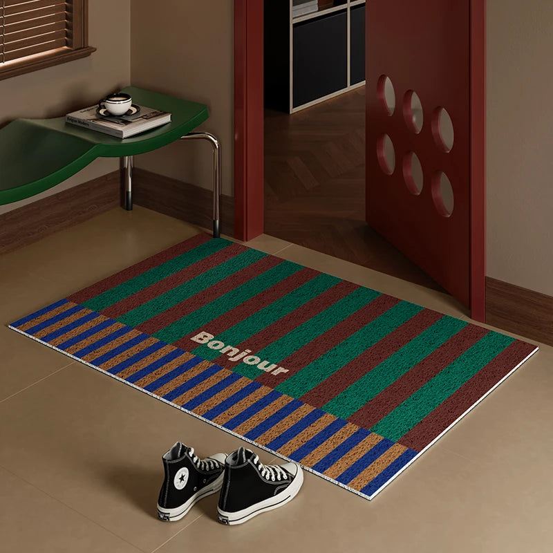 tapis moderne bambou de soie