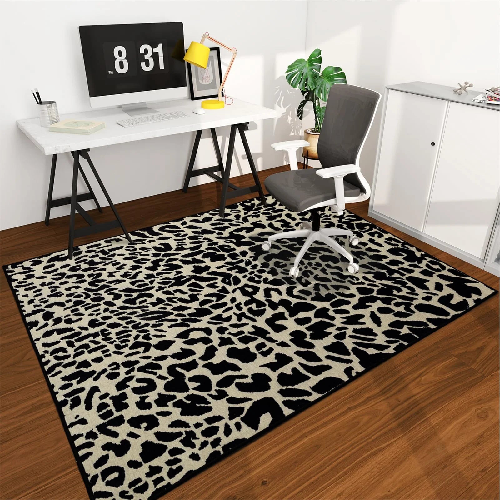 tapis moderne bureau