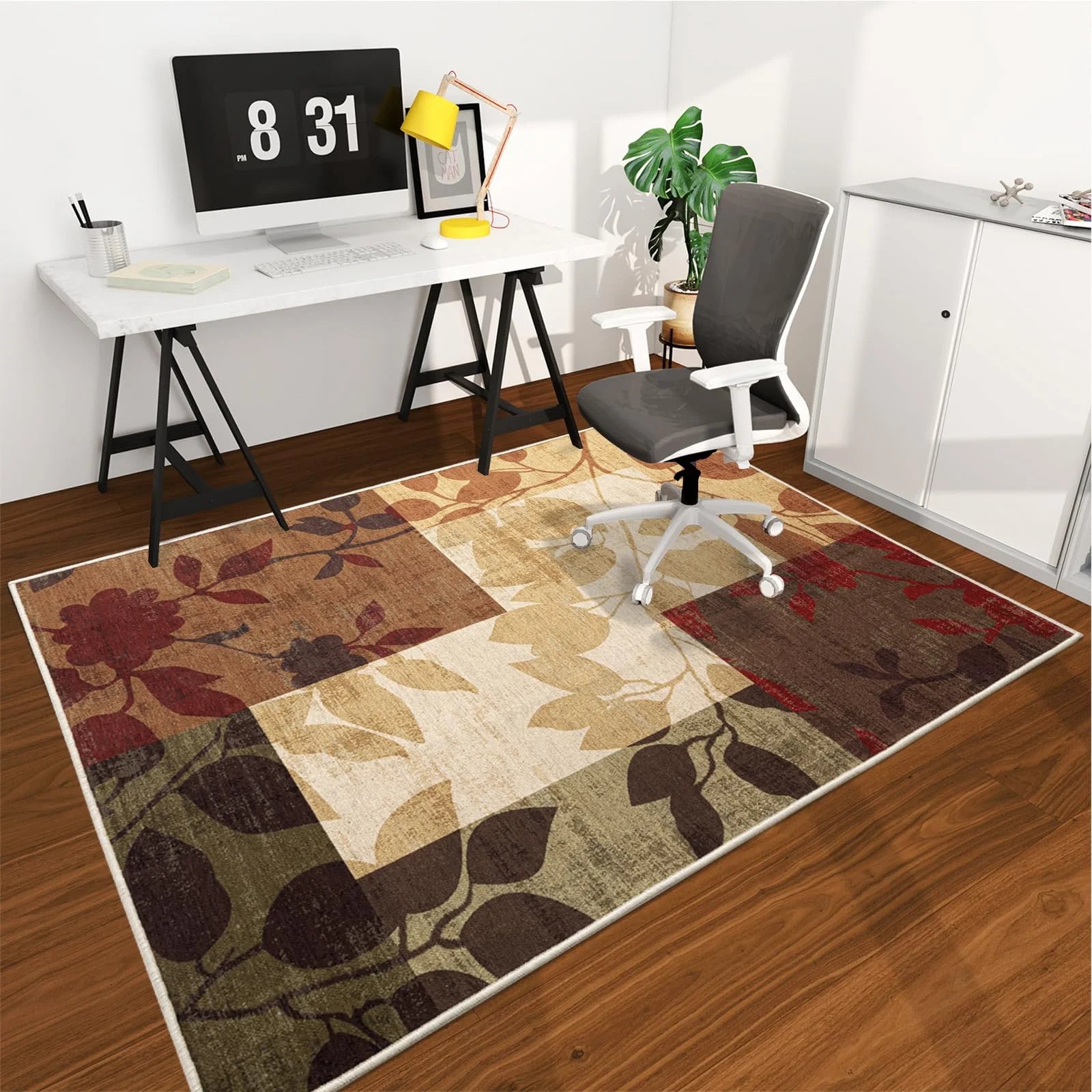 tapis moderne bureau
