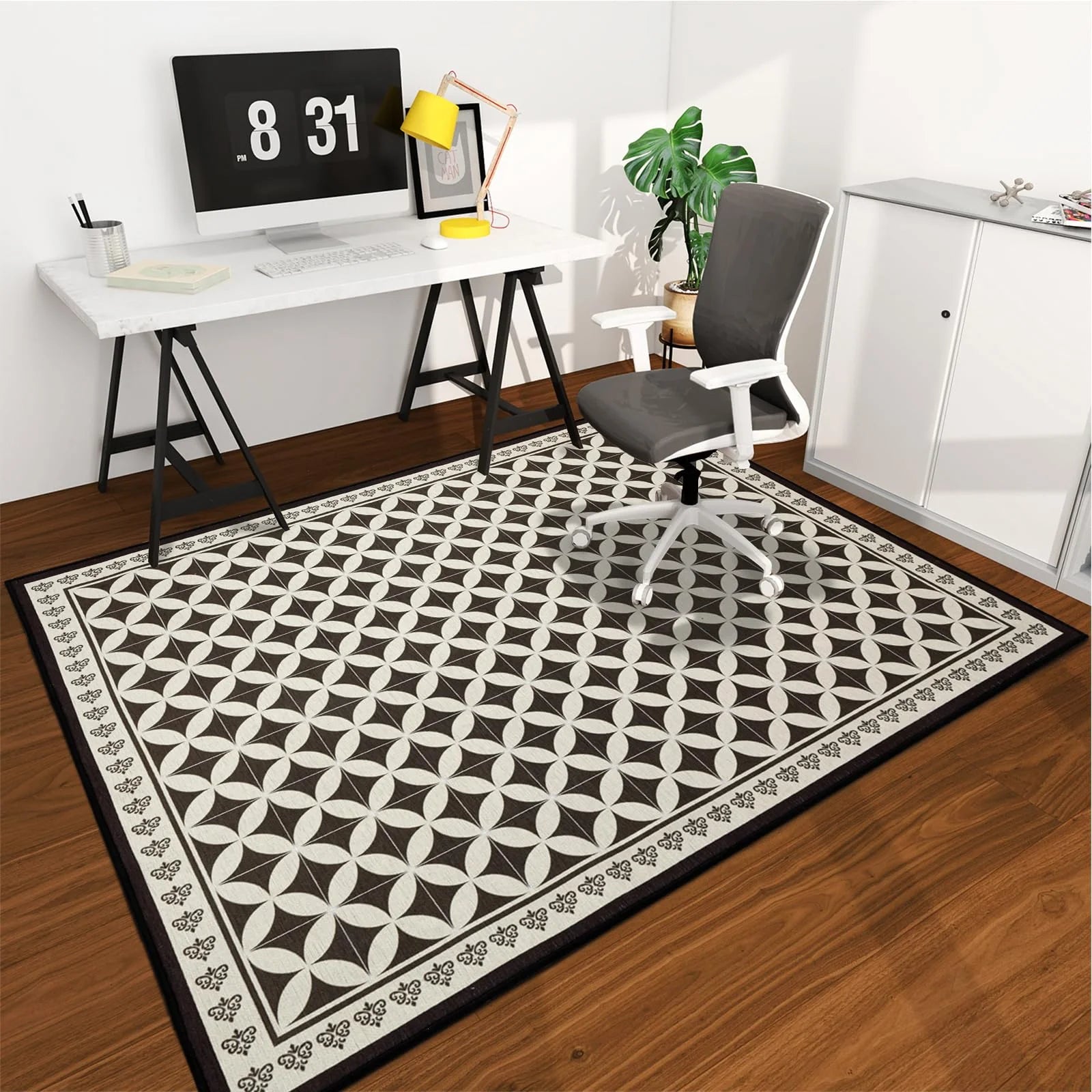 tapis moderne bureau