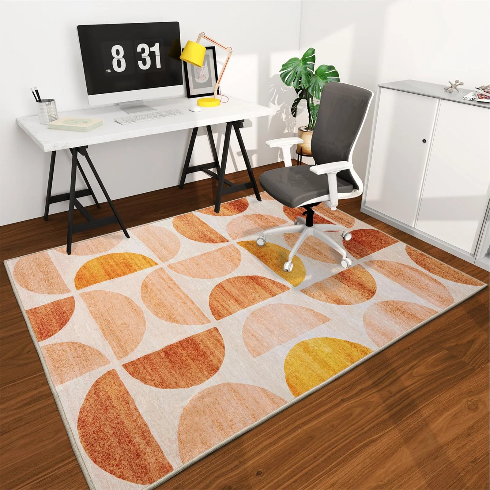 tapis moderne bureau