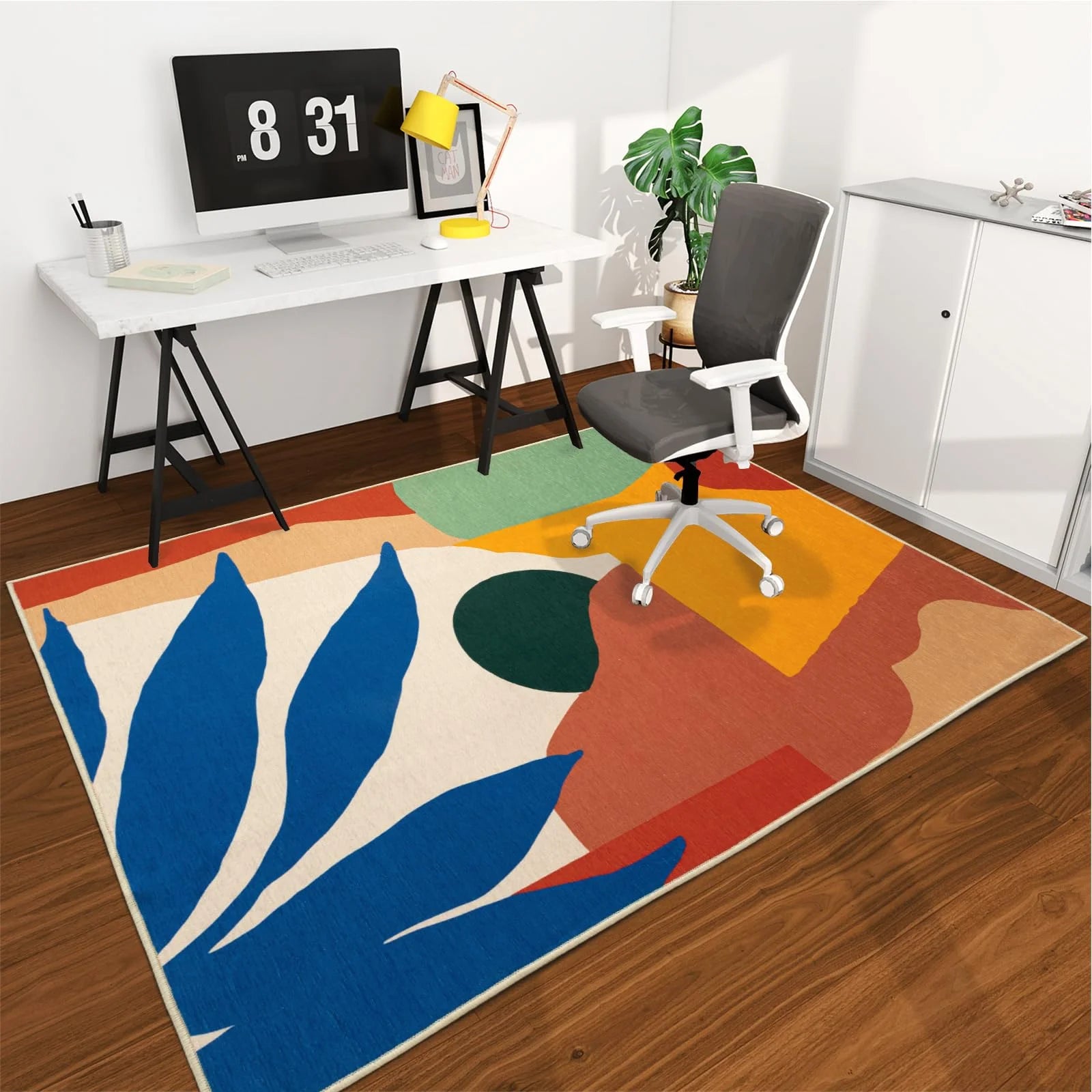tapis moderne bureau