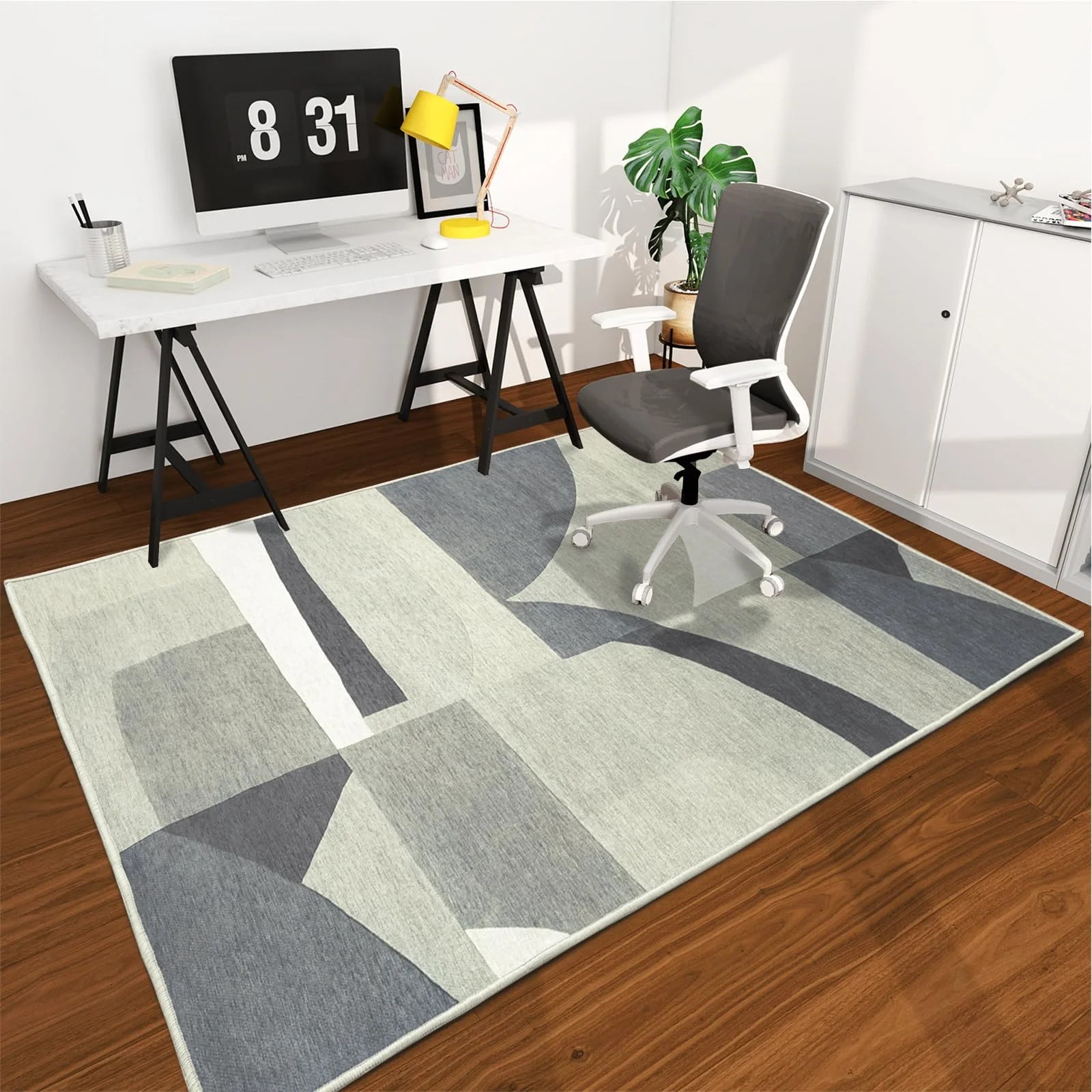 tapis moderne bureau
