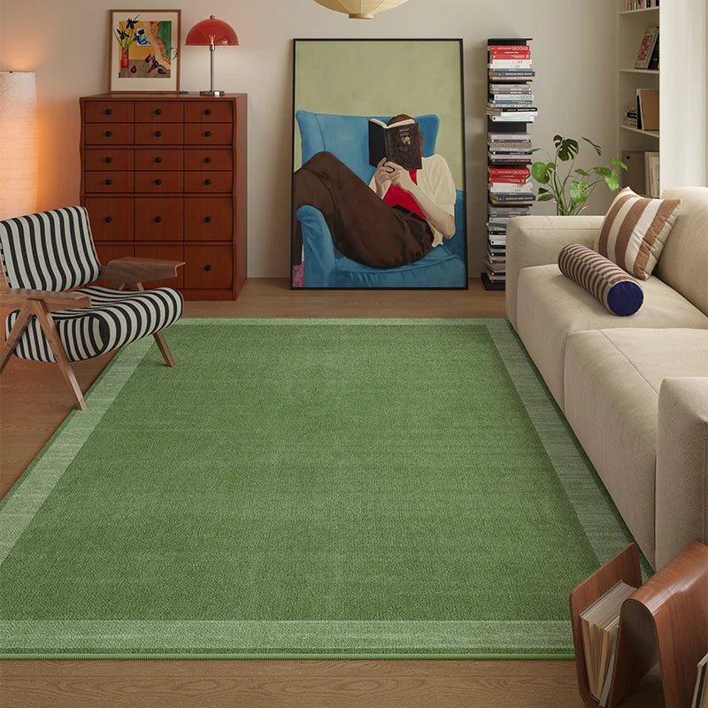 tapis moderne couleur moutarde