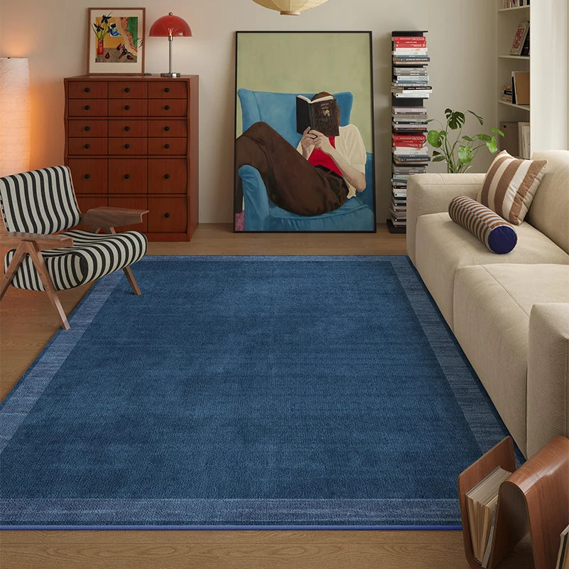 tapis moderne couleur moutarde