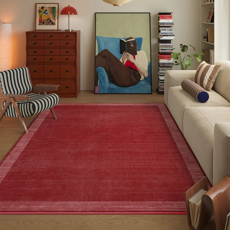 tapis moderne couleur moutarde
