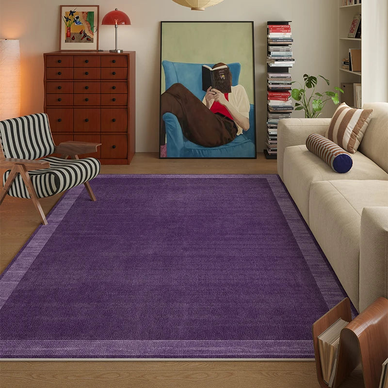 tapis moderne couleur moutarde