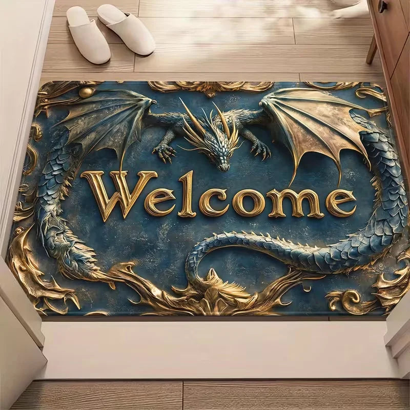 tapis moderne couleur or