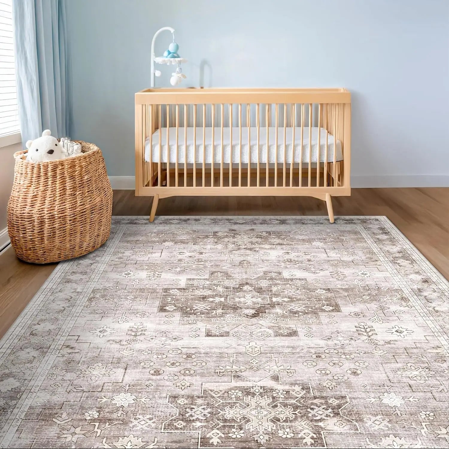 tapis moderne couleur taupe