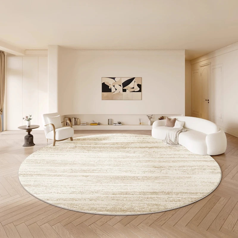 tapis moderne crème