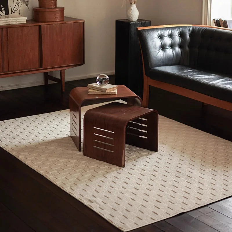 tapis moderne design laine