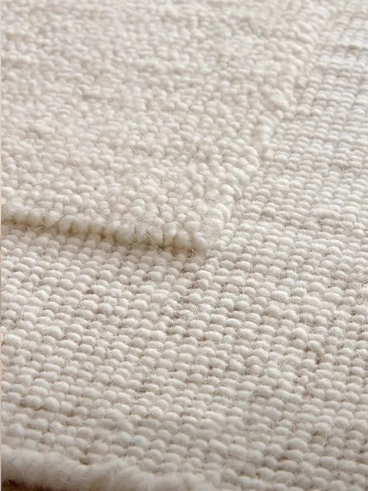 tapis moderne fait main laine