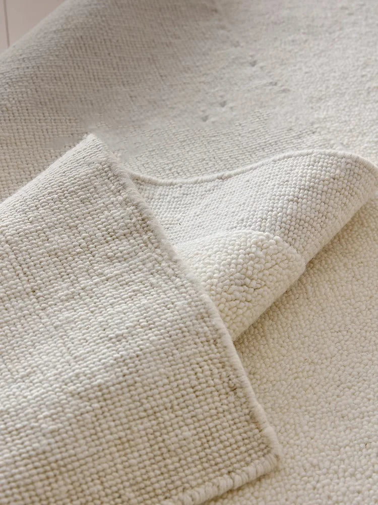 tapis moderne fait main laine