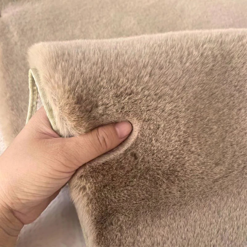 tapis moderne fausse fourrure